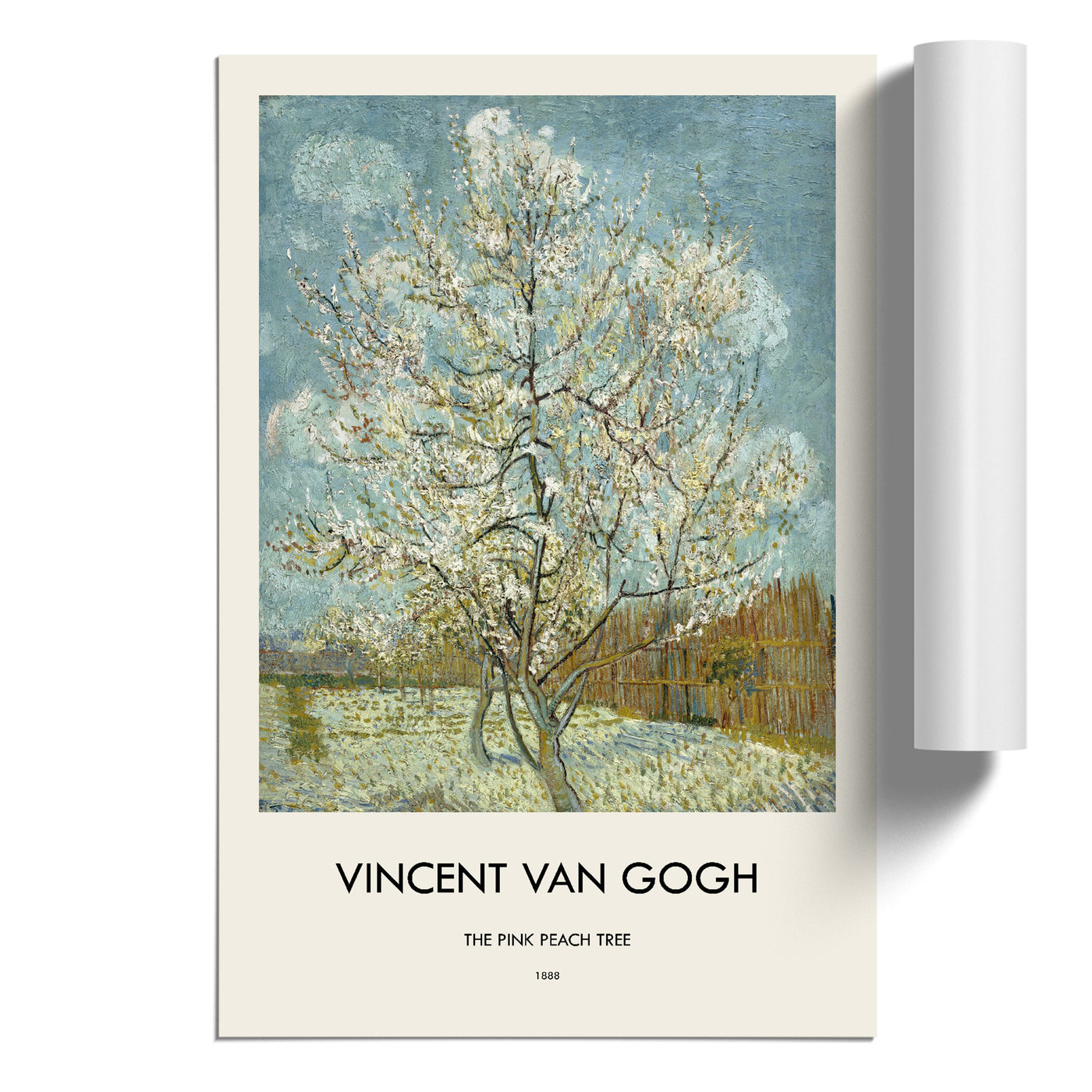 The Pink Peach Tree Print By Vincent Van Gogh