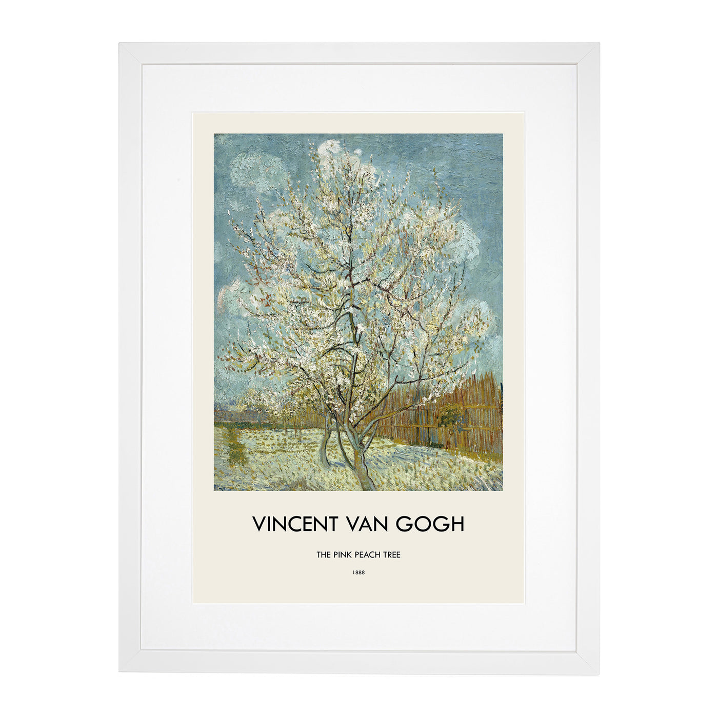 The Pink Peach Tree Print By Vincent Van Gogh