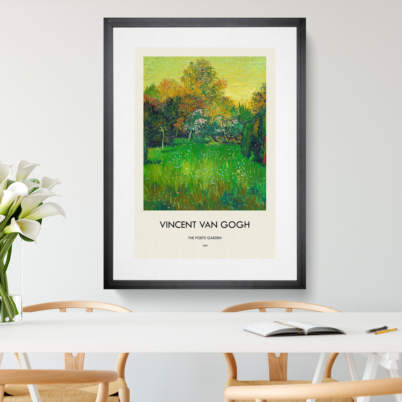 The Poets Garden Print By Vincent Van Gogh