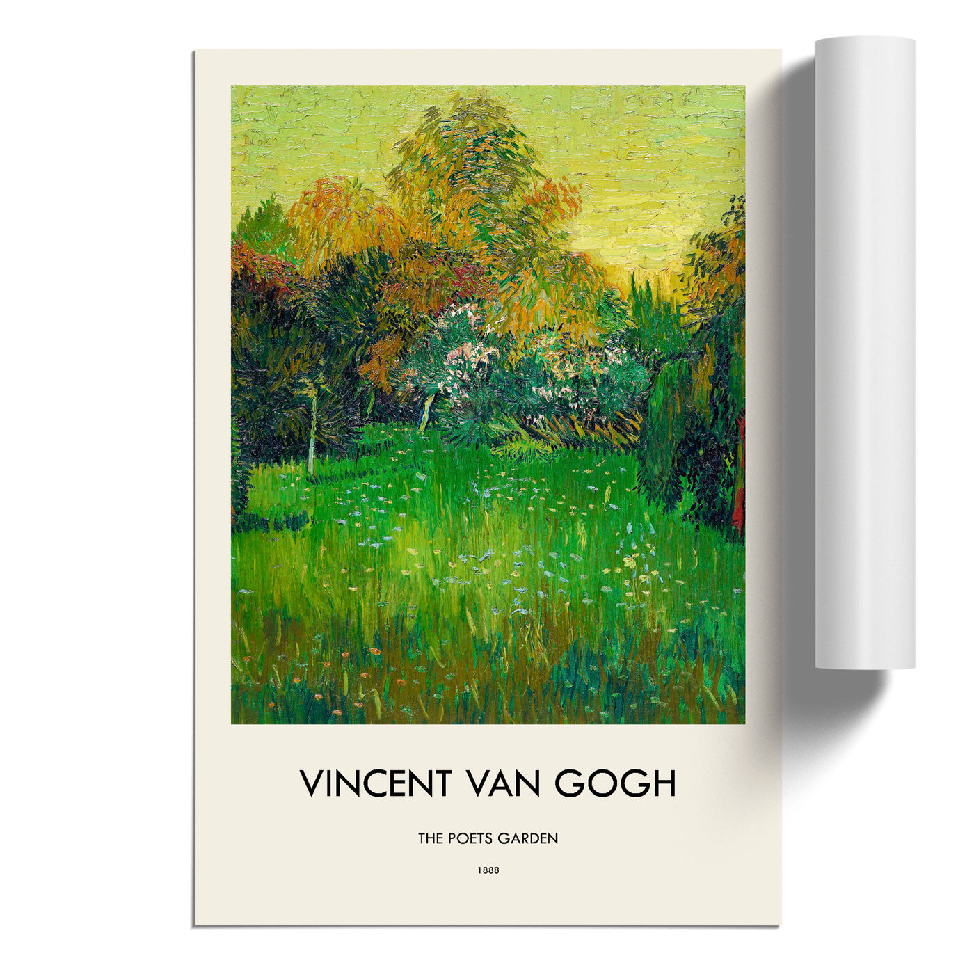 The Poets Garden Print By Vincent Van Gogh