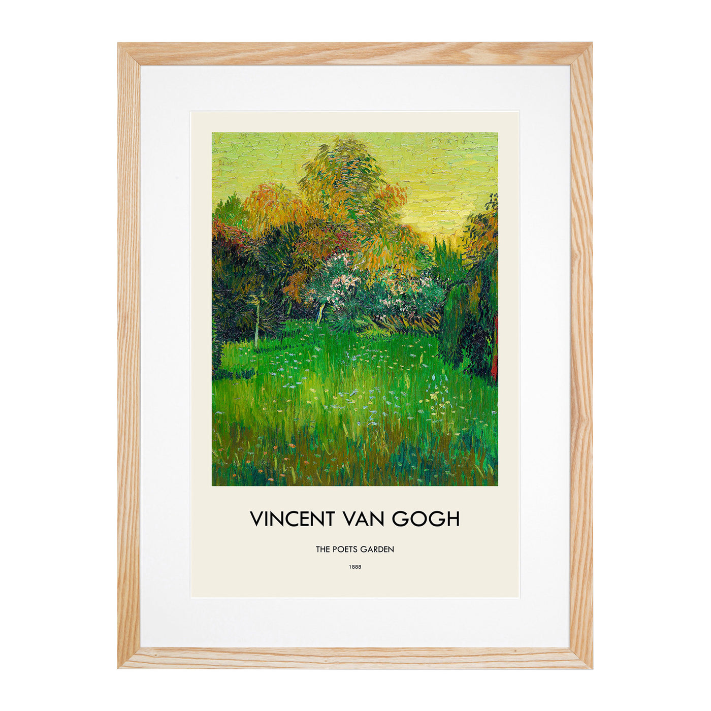 The Poets Garden Print By Vincent Van Gogh