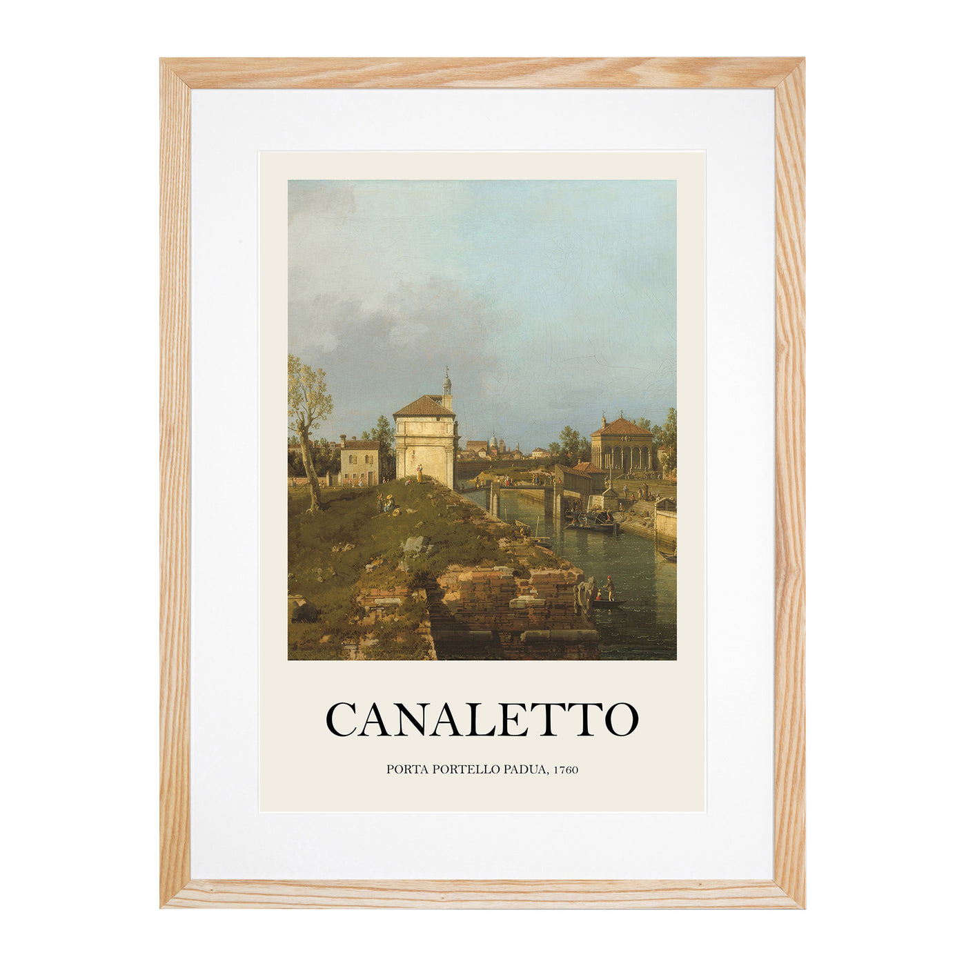 The Porta Portello Print By Giovanni Canaletto