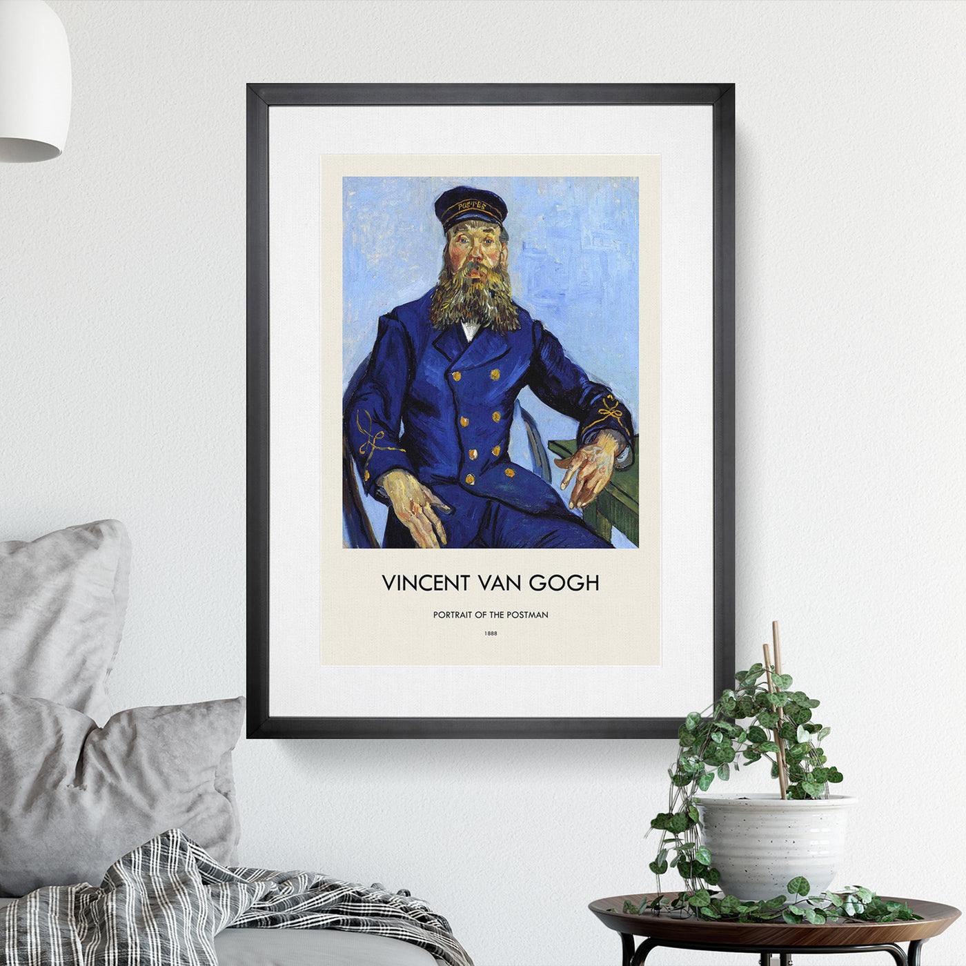 The Postman Joseph Roulin Print By Vincent Van Gogh