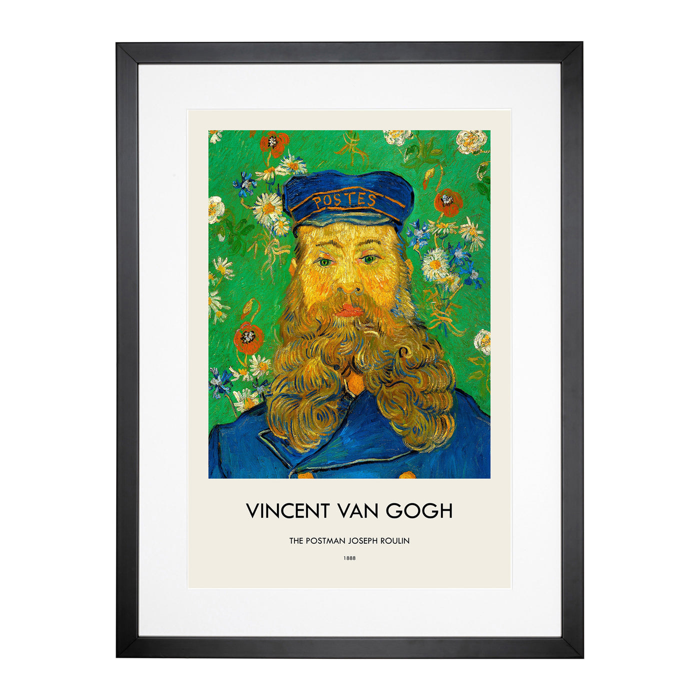 The Postman Joseph Roulin Vol.2 Print By Vincent Van Gogh Framed Print Main Image