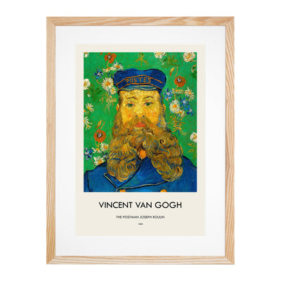 The Postman Joseph Roulin Vol.2 Print By Vincent Van Gogh