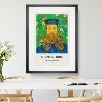 The Postman Joseph Roulin Vol.2 Print By Vincent Van Gogh