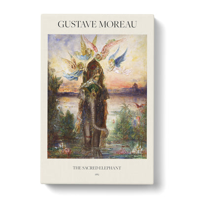 The Sacred Elephant Print By Gustave Moreau Canvas Print Main Image