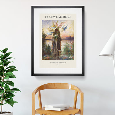 The Sacred Elephant Print By Gustave Moreau