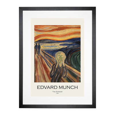 The Scream Print By Edvard Munch Framed Print Main Image