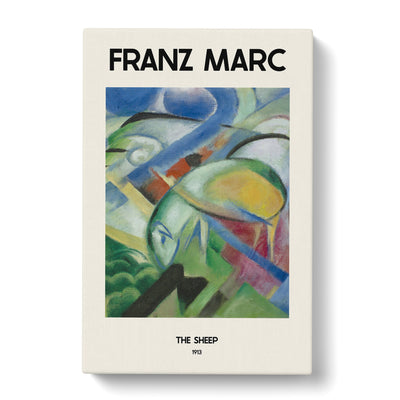 The Sheep Print By Franz Marc Canvas Print Main Image