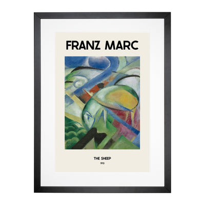 The Sheep Print By Franz Marc Framed Print Main Image
