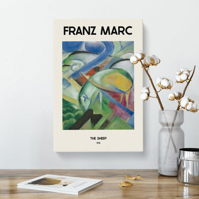 The Sheep Print By Franz Marc