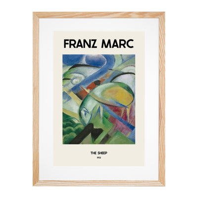 The Sheep Print By Franz Marc