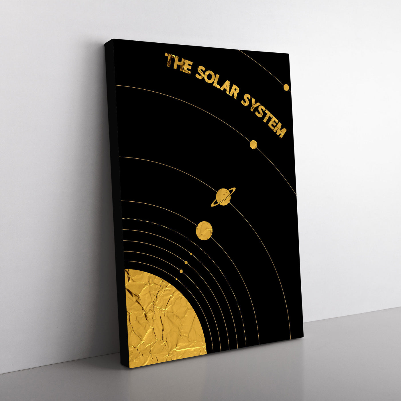The Solar System In Gold