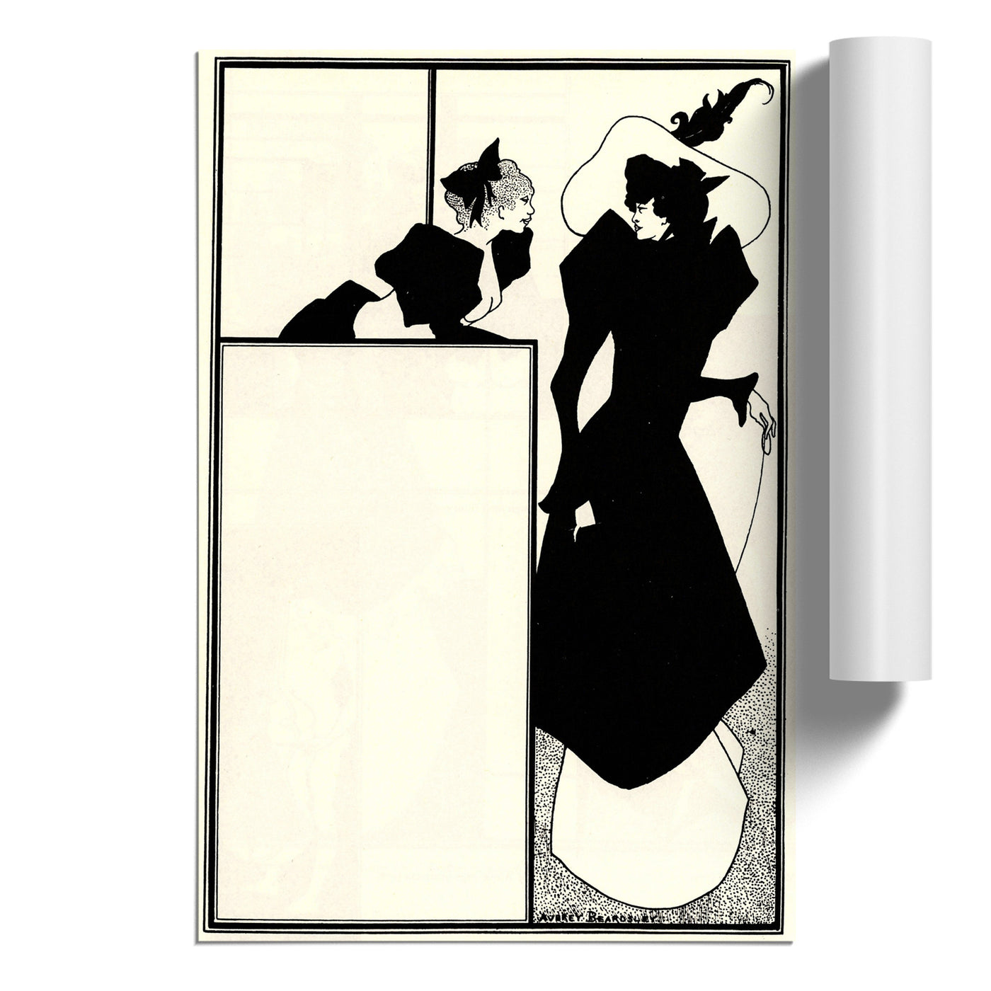 The Spinsters Crip By Aubrey Beardsley