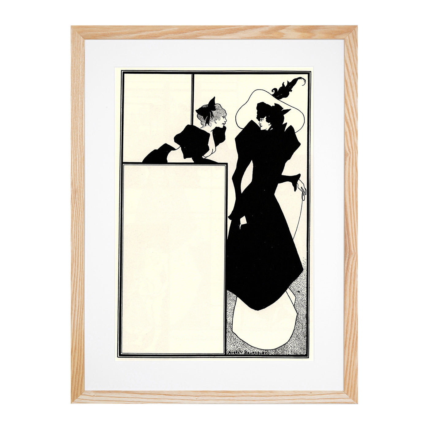 The Spinsters Crip By Aubrey Beardsley