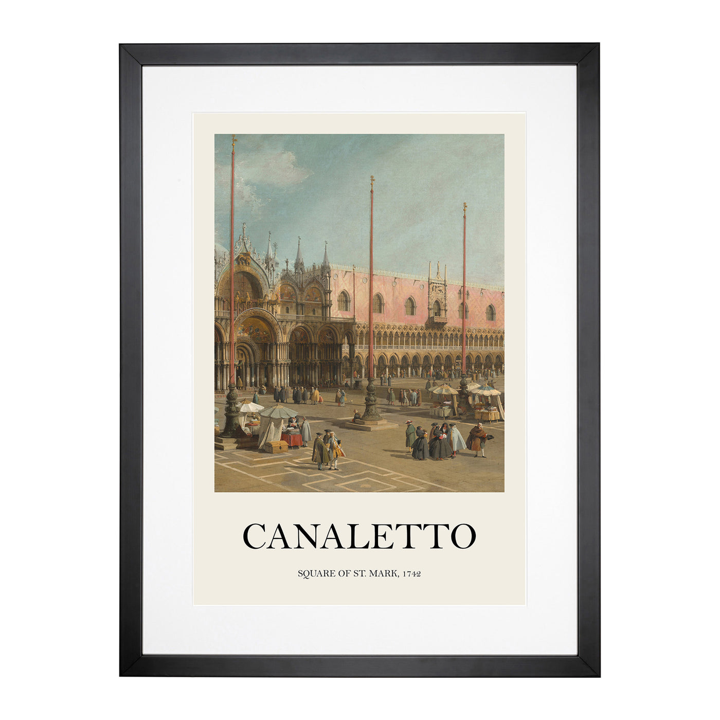 The Square Of Saint Mark Print By Giovanni Canaletto Framed Print Main Image