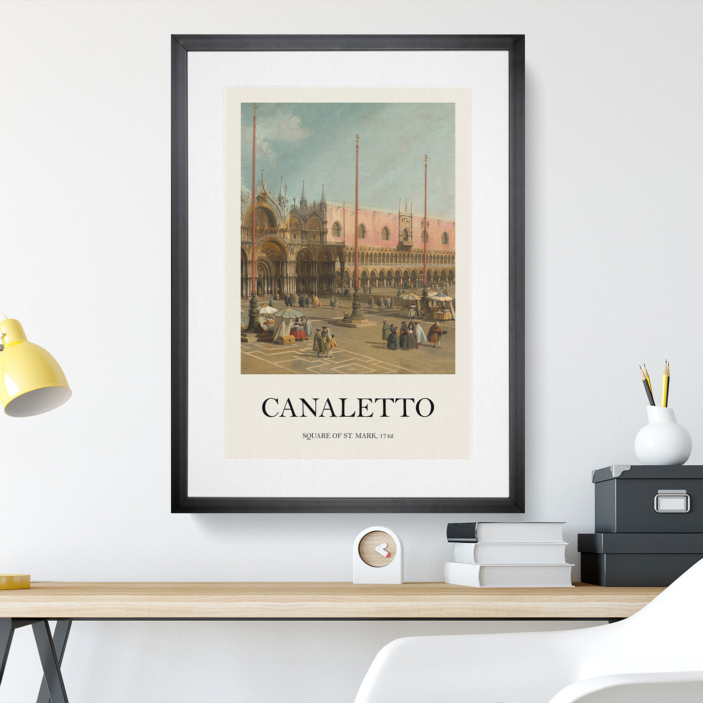 The Square Of Saint Mark Print By Giovanni Canaletto