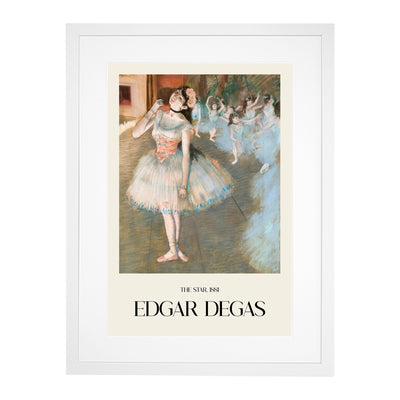 The Star Print By Edgar Degas