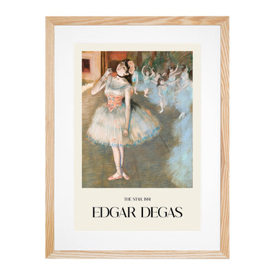 The Star Print By Edgar Degas