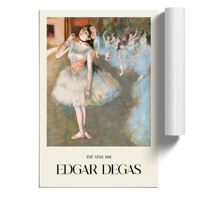 The Star Print By Edgar Degas