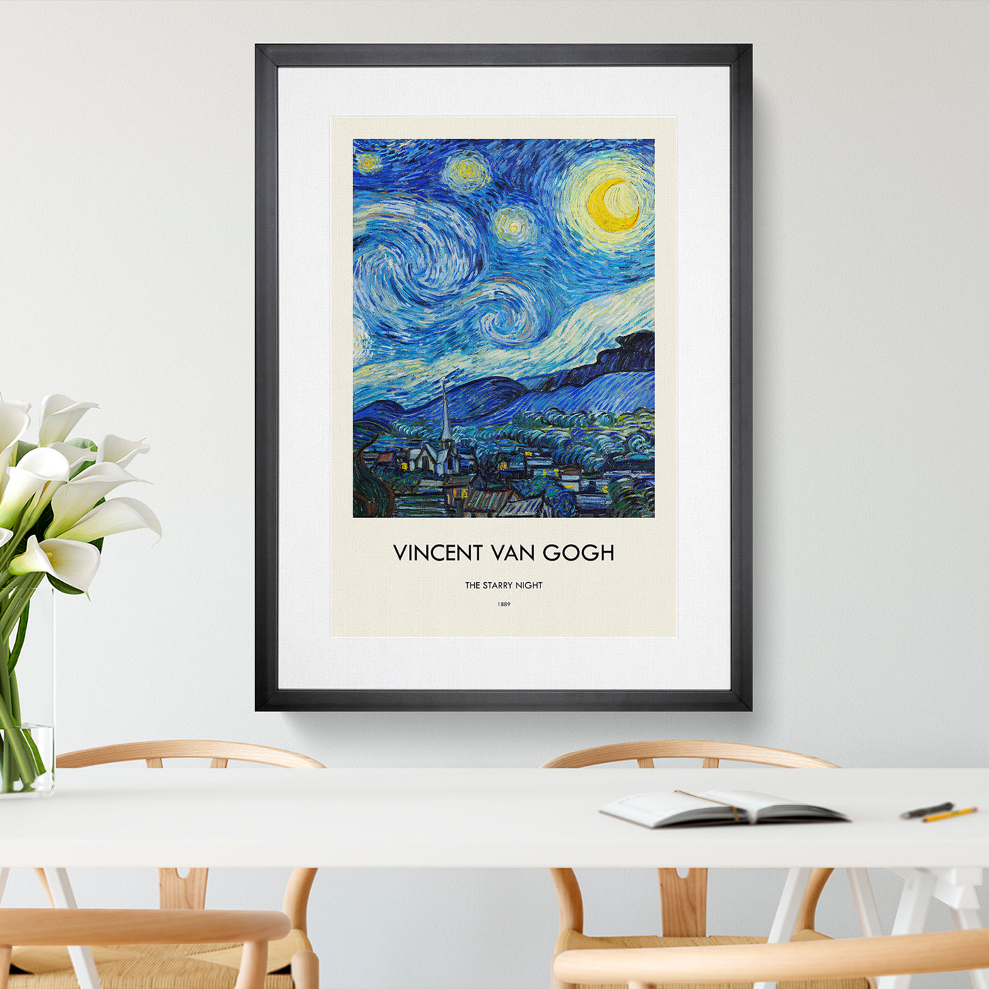 The Starry Night Print By Vincent Van Gogh