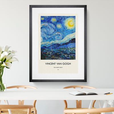 The Starry Night Print By Vincent Van Gogh