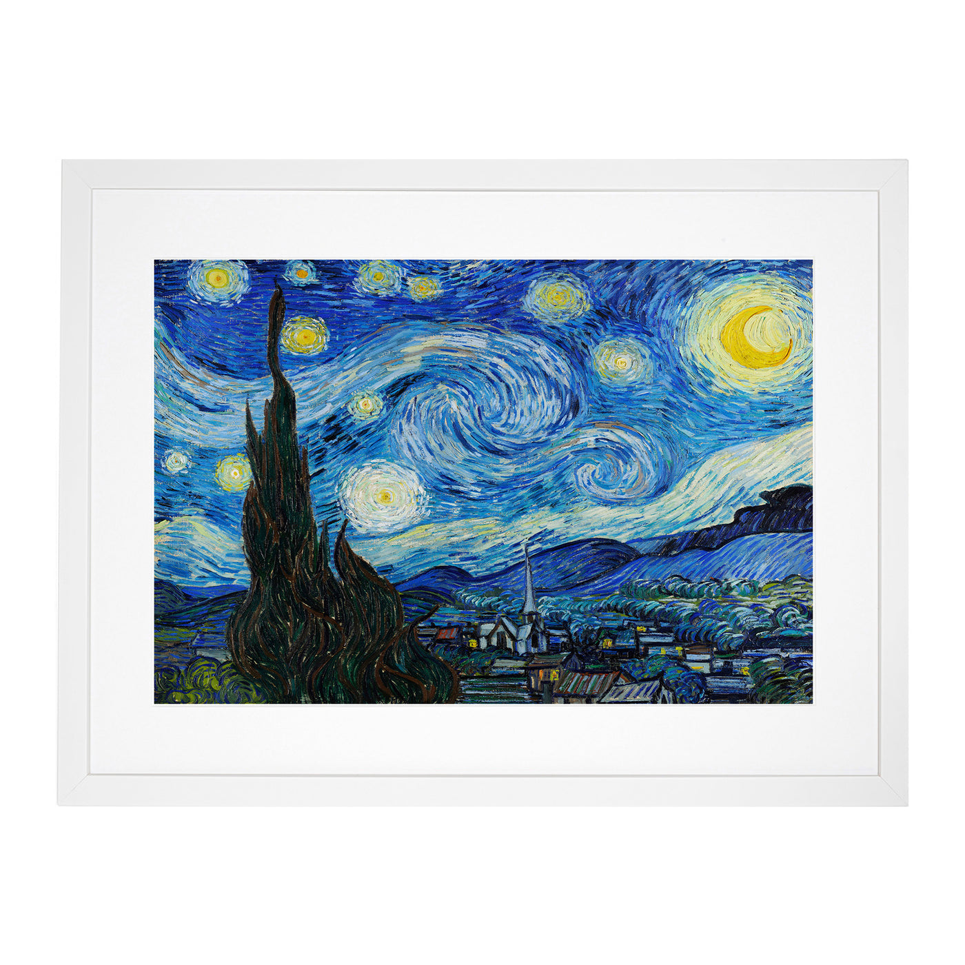 The Starry Night By Vincent Van Gogh