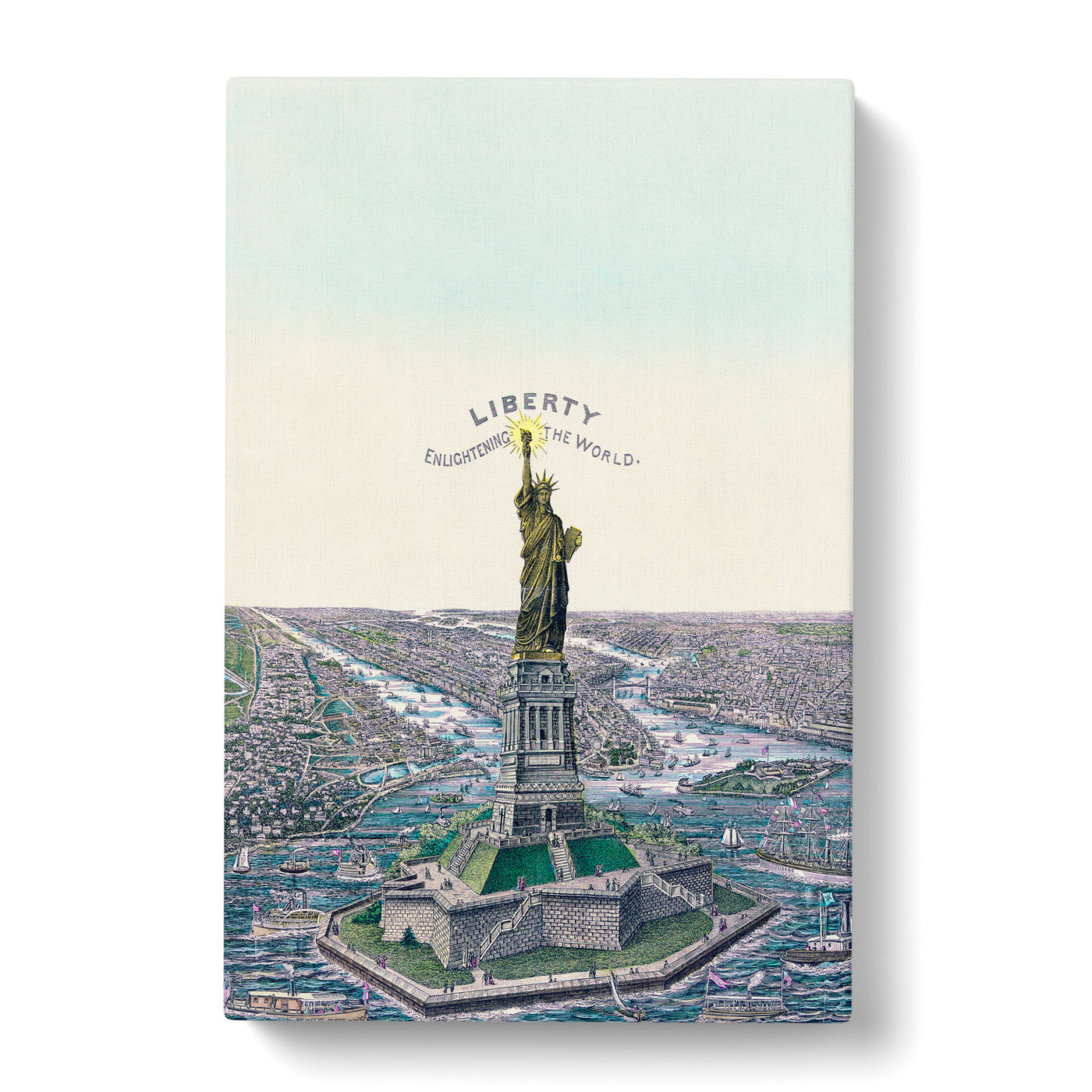 The Statue Of Liberty In New York Canvas Print Main Image