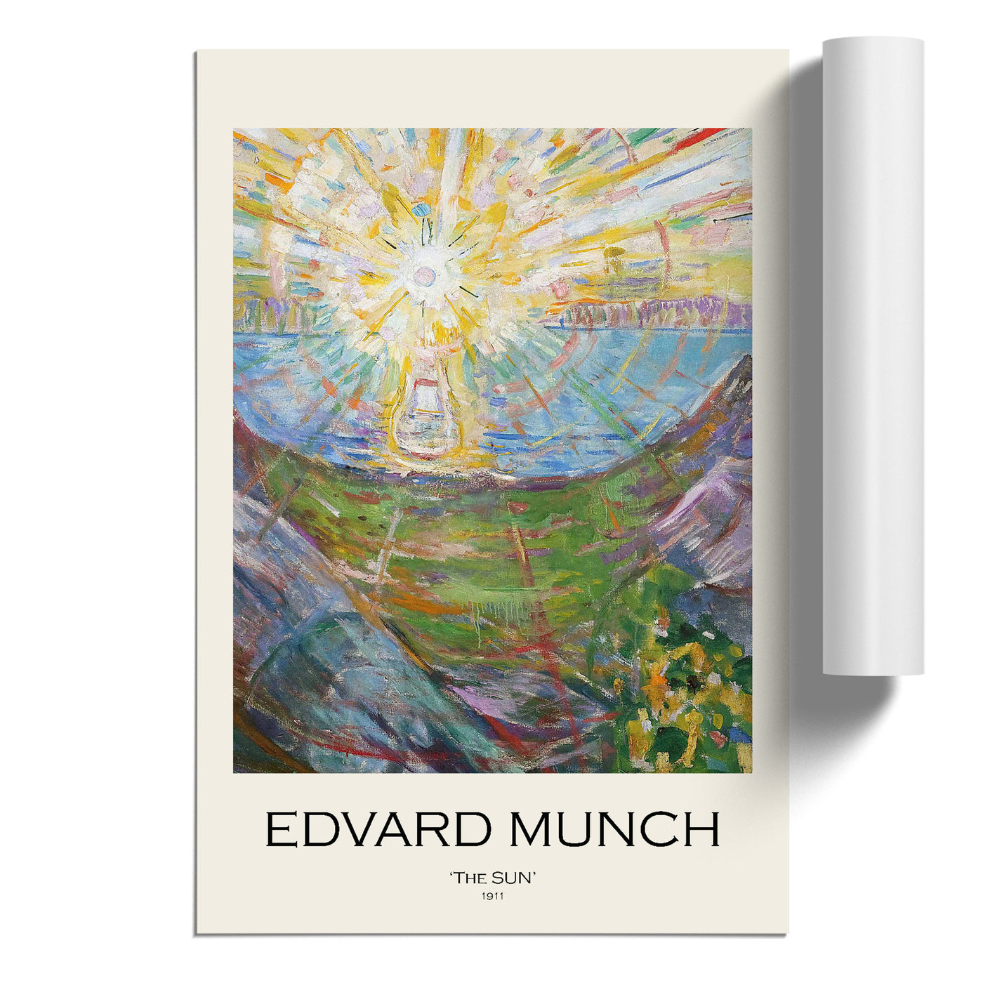 The Sun Print By Edvard Munch