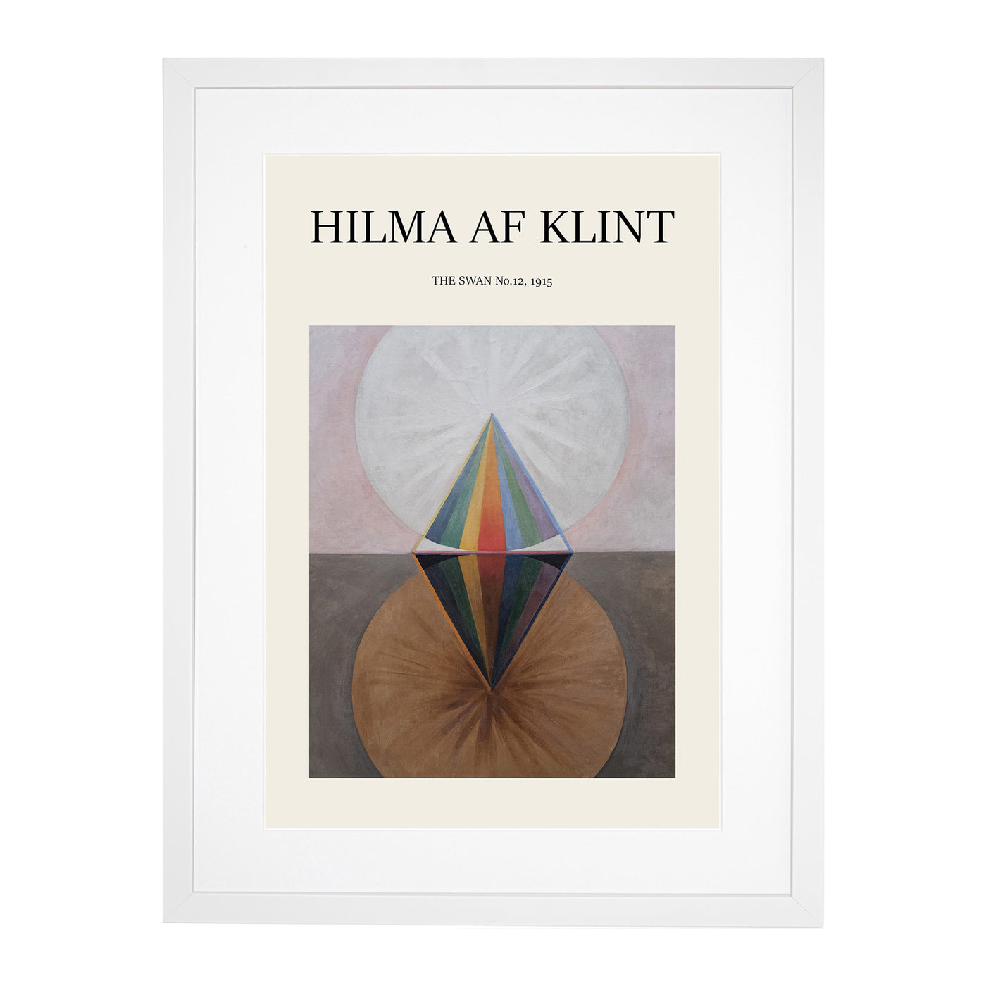 The Swan No.12 Print By Hilma Af Klint