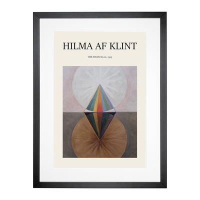 The Swan No.12 Print By Hilma Af Klint Framed Print Main Image