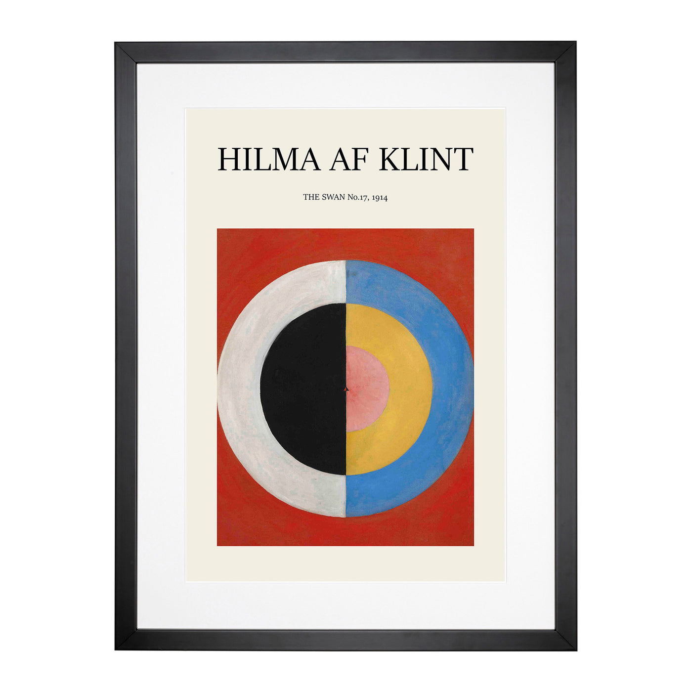 The Swan No.17 Print By Hilma Af Klint Framed Print Main Image