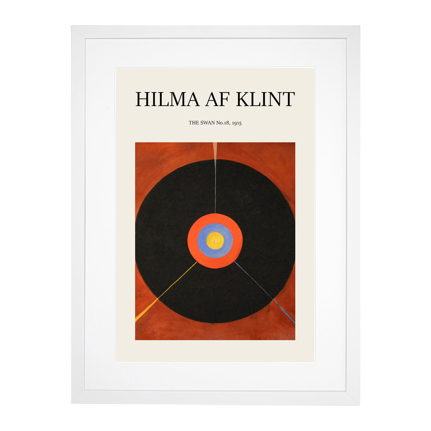 The Swan No.2 Print By Hilma Af Klint