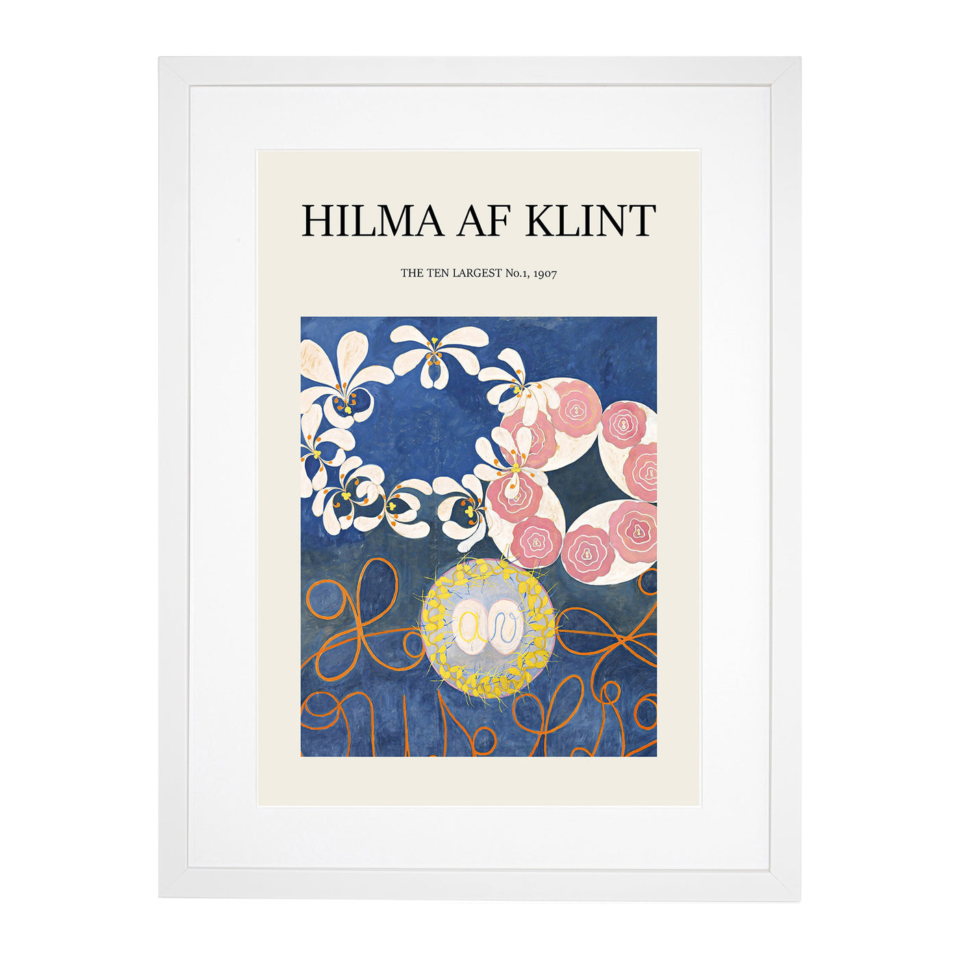 The Ten Largest No.1 Print By Hilma Af Klint