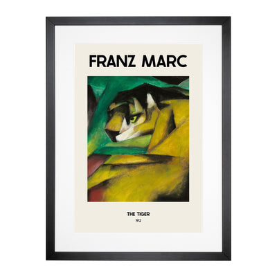 The Tiger Print By Franz Marc Framed Print Main Image