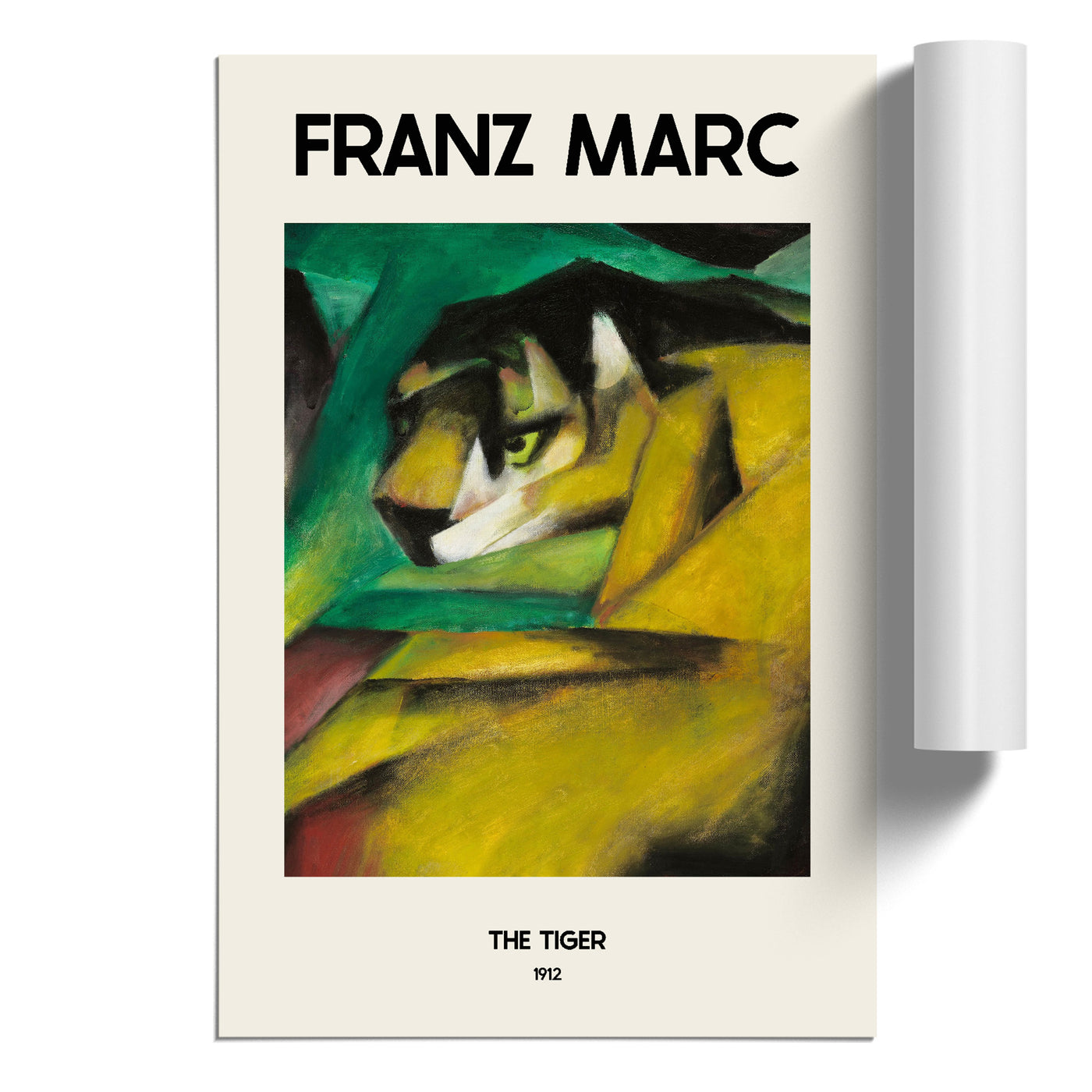 The Tiger Print By Franz Marc