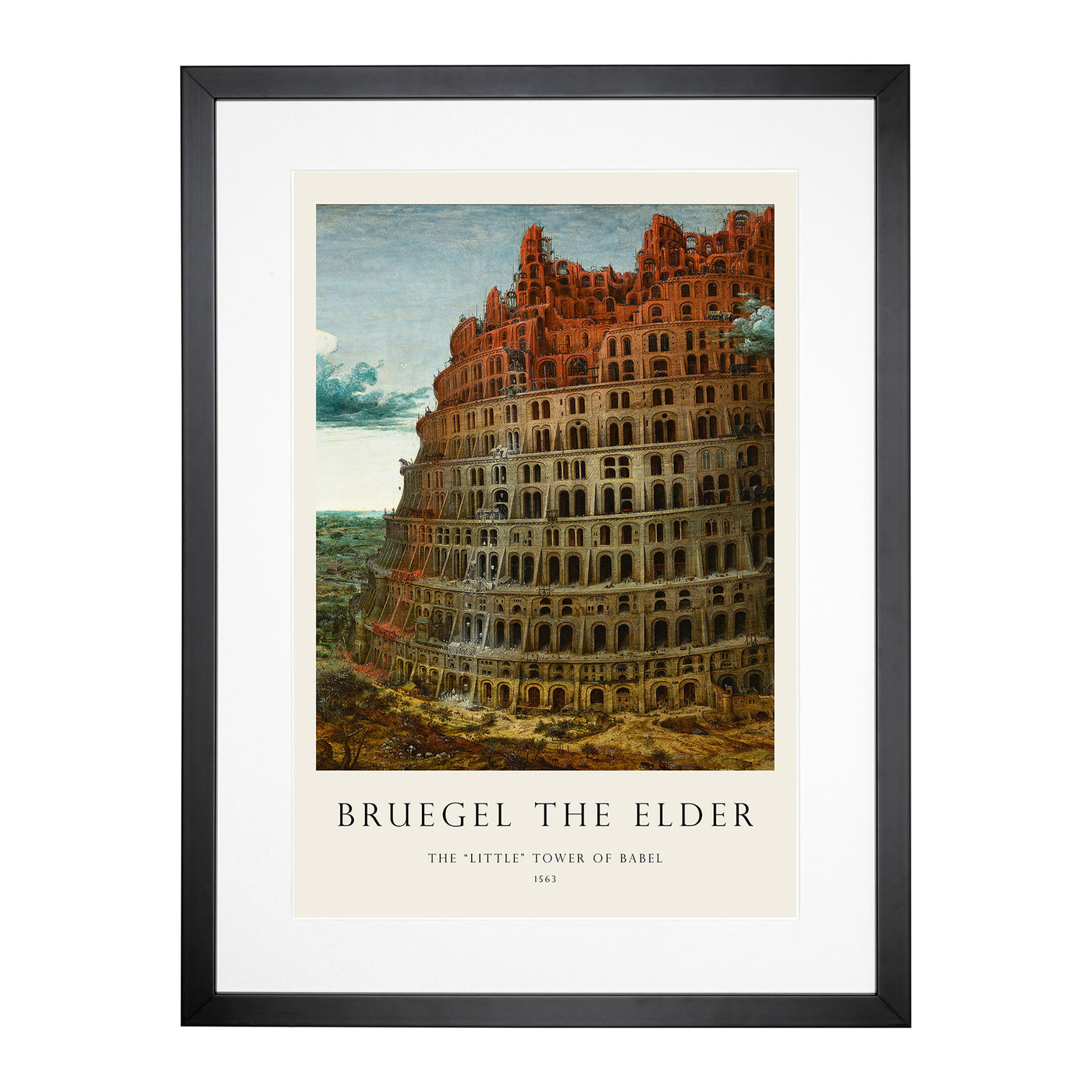 The Tower Of Babel Print By Pieter Bruegel The Elder Framed Print Main Image