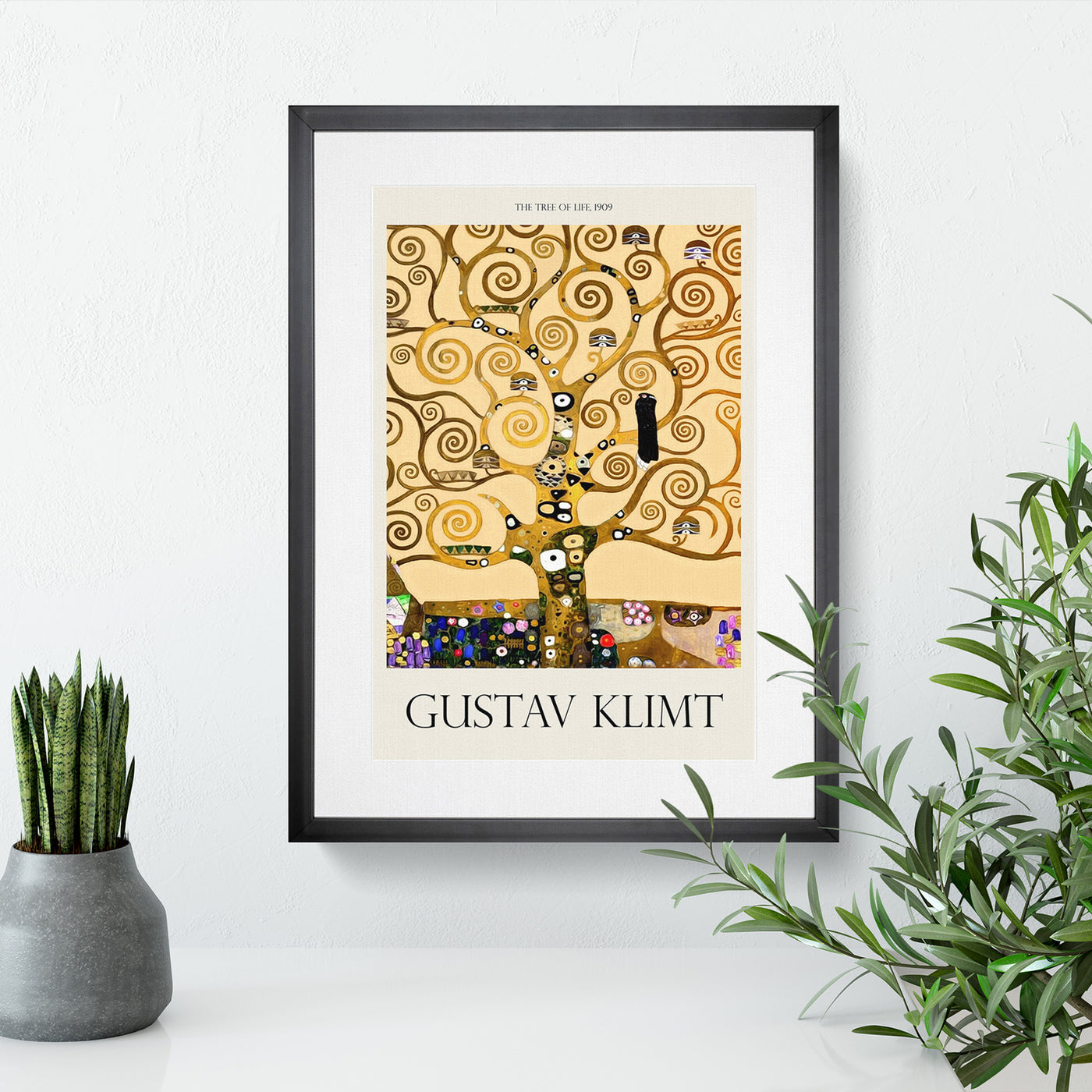 The Tree Of Life Print By Gustav Klimt