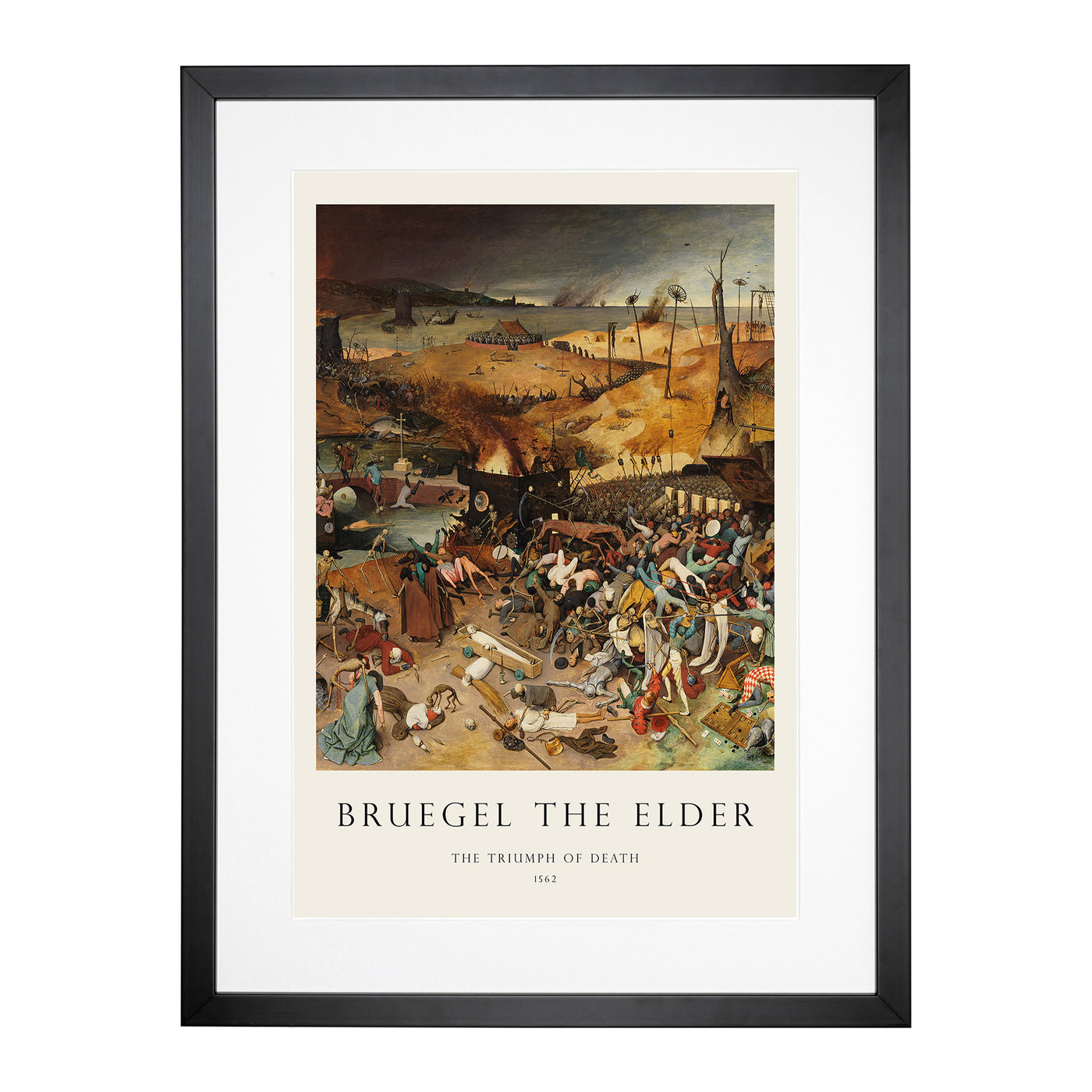 The Triumph Of Death Print By Pieter Bruegel The Elder Framed Print Main Image