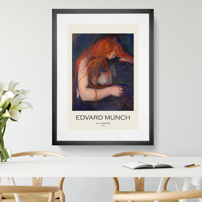 The Vampire Vol.1 Print By Edvard Munch