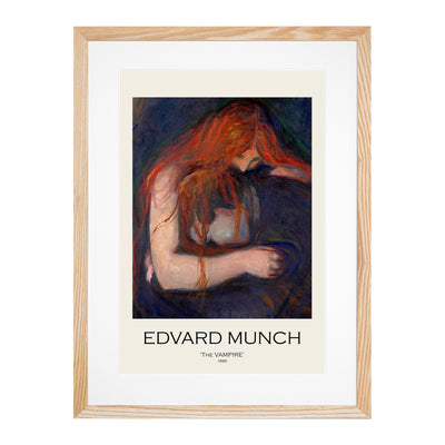 The Vampire Vol.1 Print By Edvard Munch