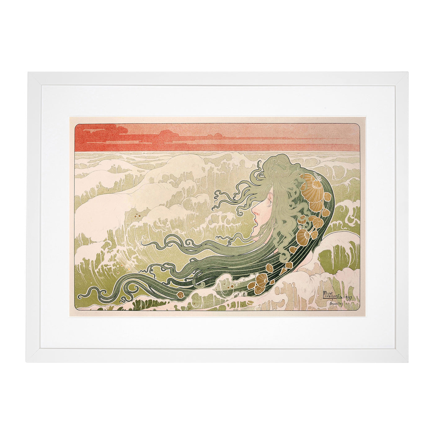 The Wave By Henri Privat Livemont