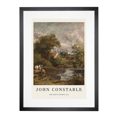 The White Horse Print By John Constable Framed Print Main Image