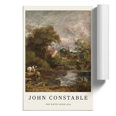 The White Horse Print By John Constable