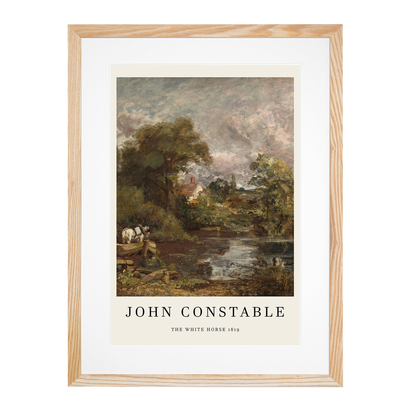 The White Horse Print By John Constable