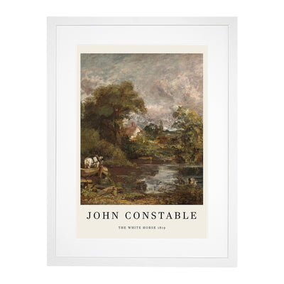 The White Horse Print By John Constable