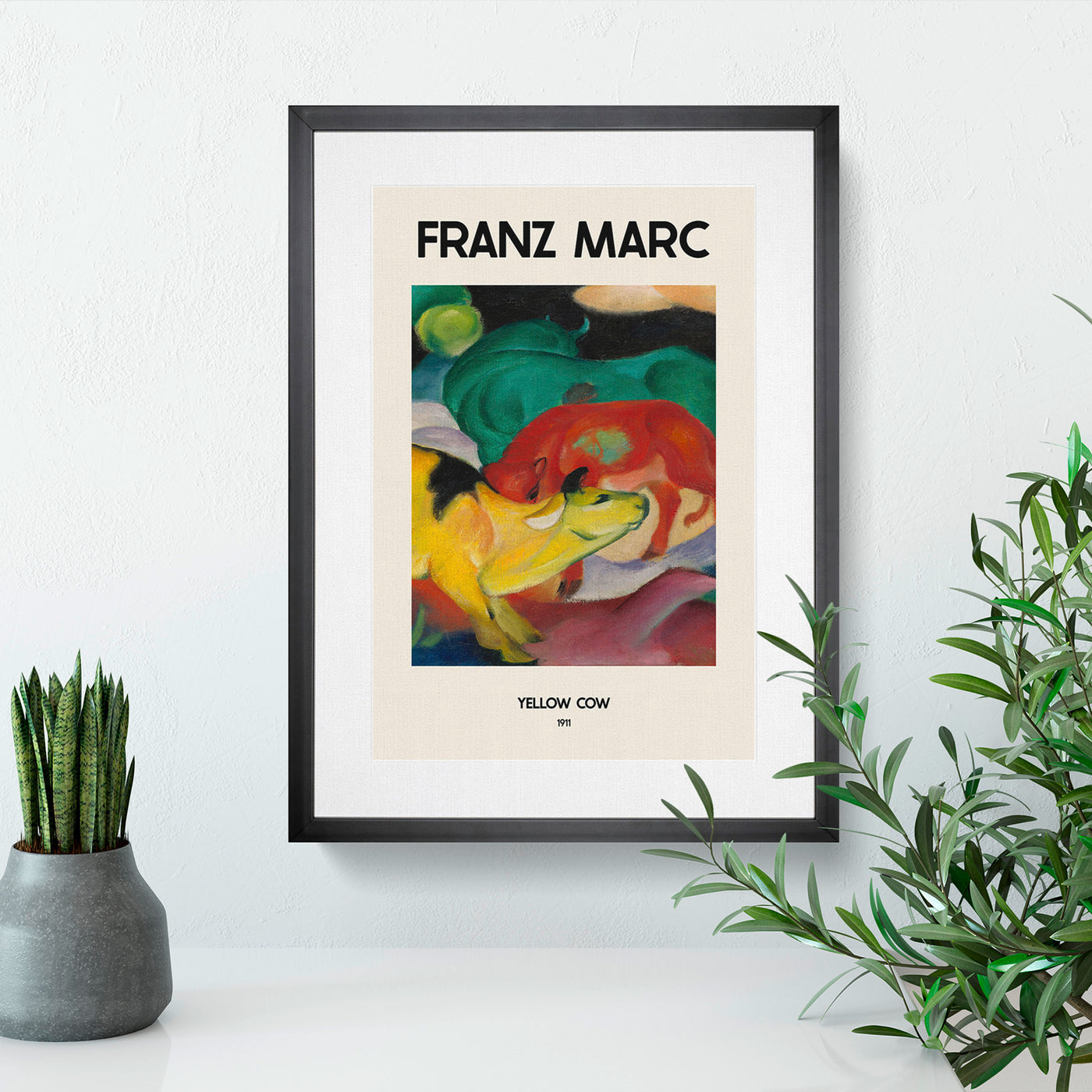 The Yellow Cow Vol.2 Print By Franz Marc