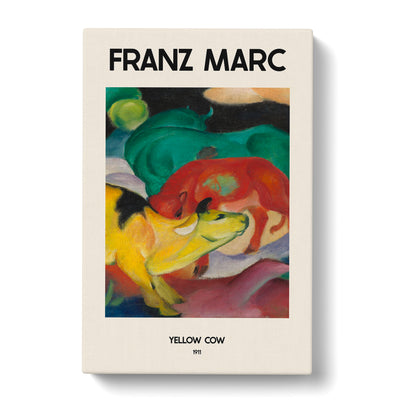 The Yellow Cow Vol.2 Print By Franz Marc Canvas Print Main Image