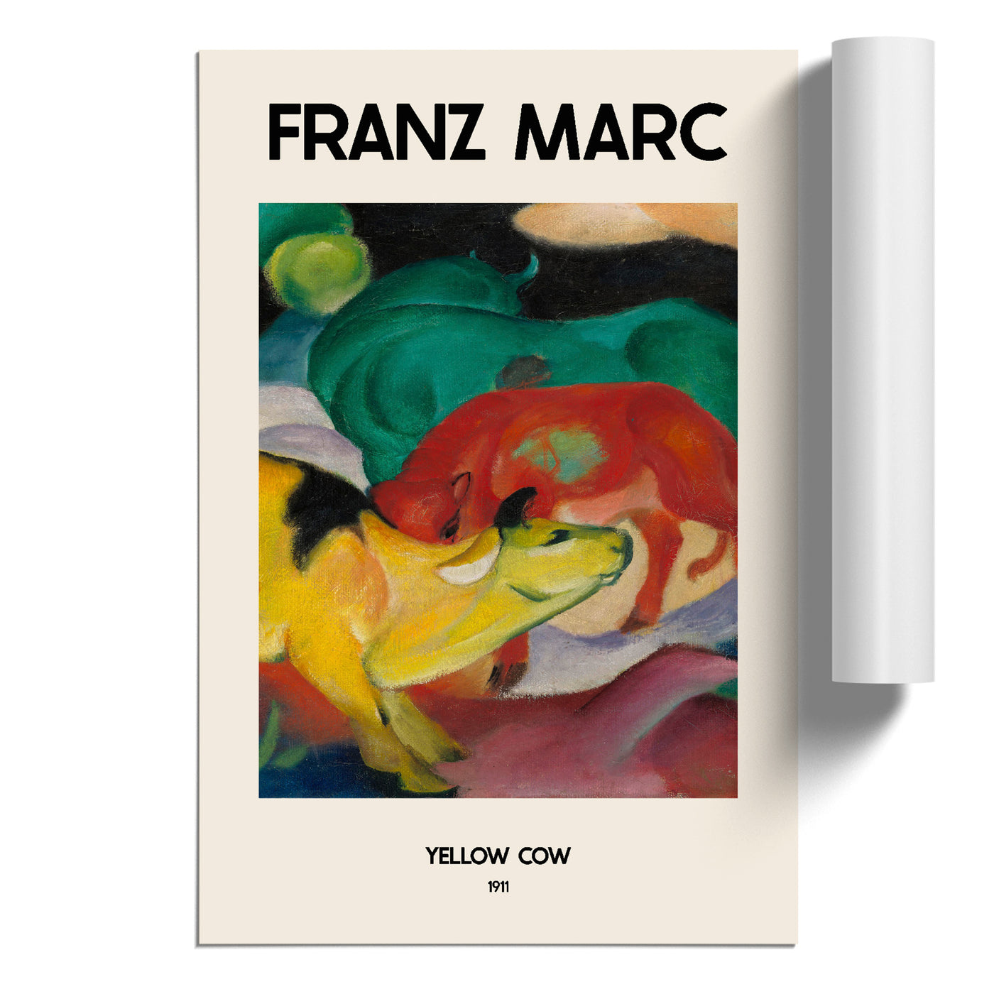 The Yellow Cow Vol.2 Print By Franz Marc